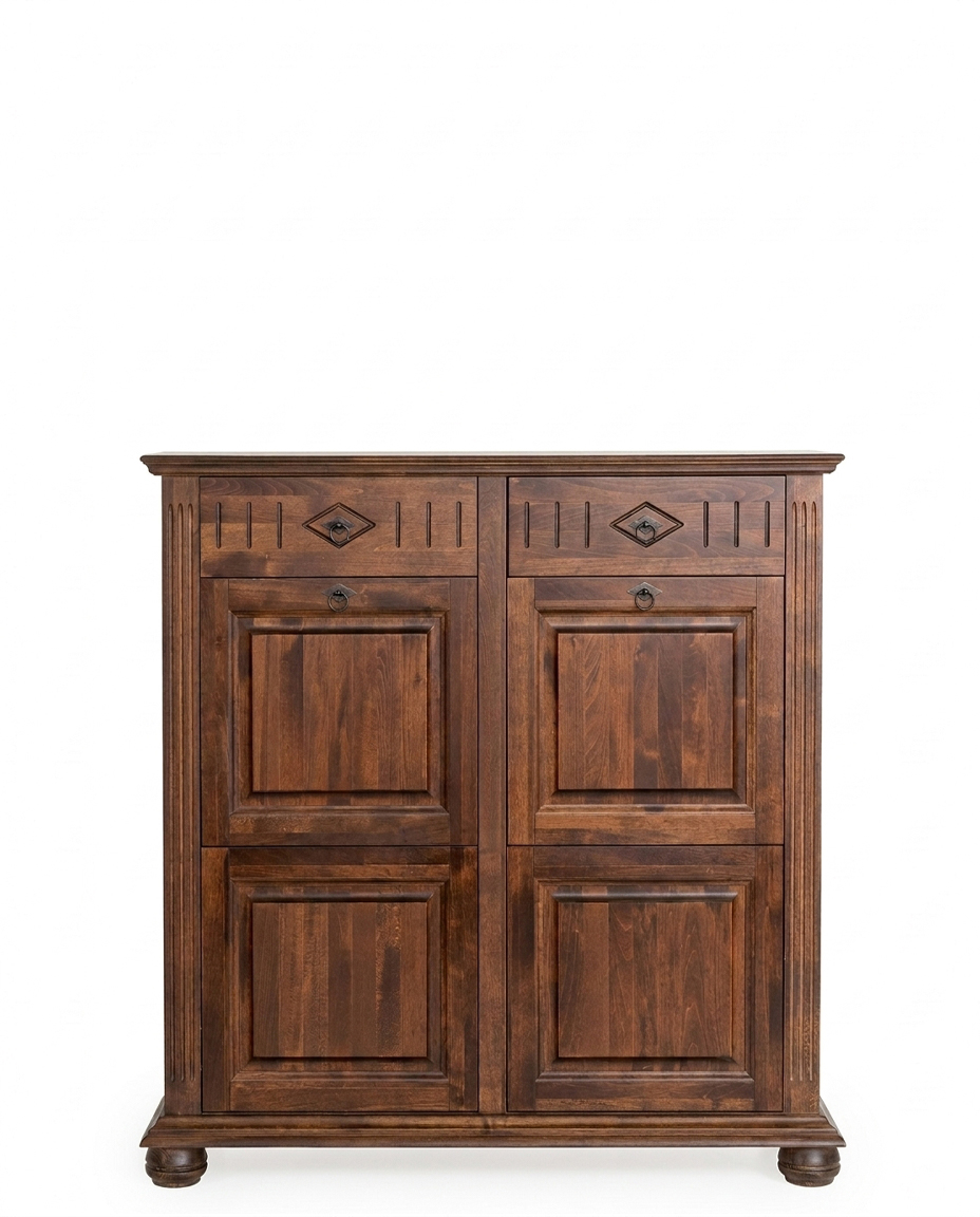 Dulap Pantofi Noblesse, 115x29x110cm Maro