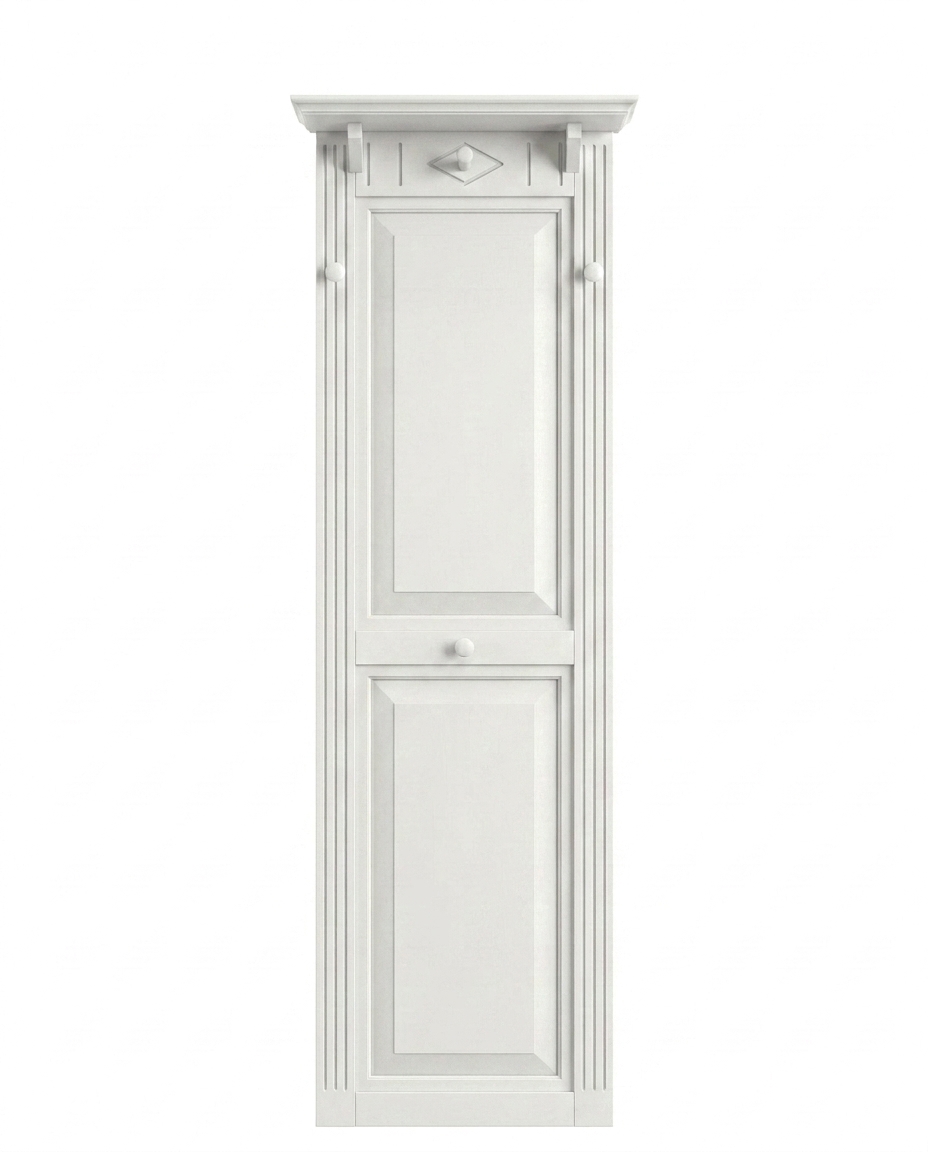 Cuier Noblesse 53x26x183cm Alb