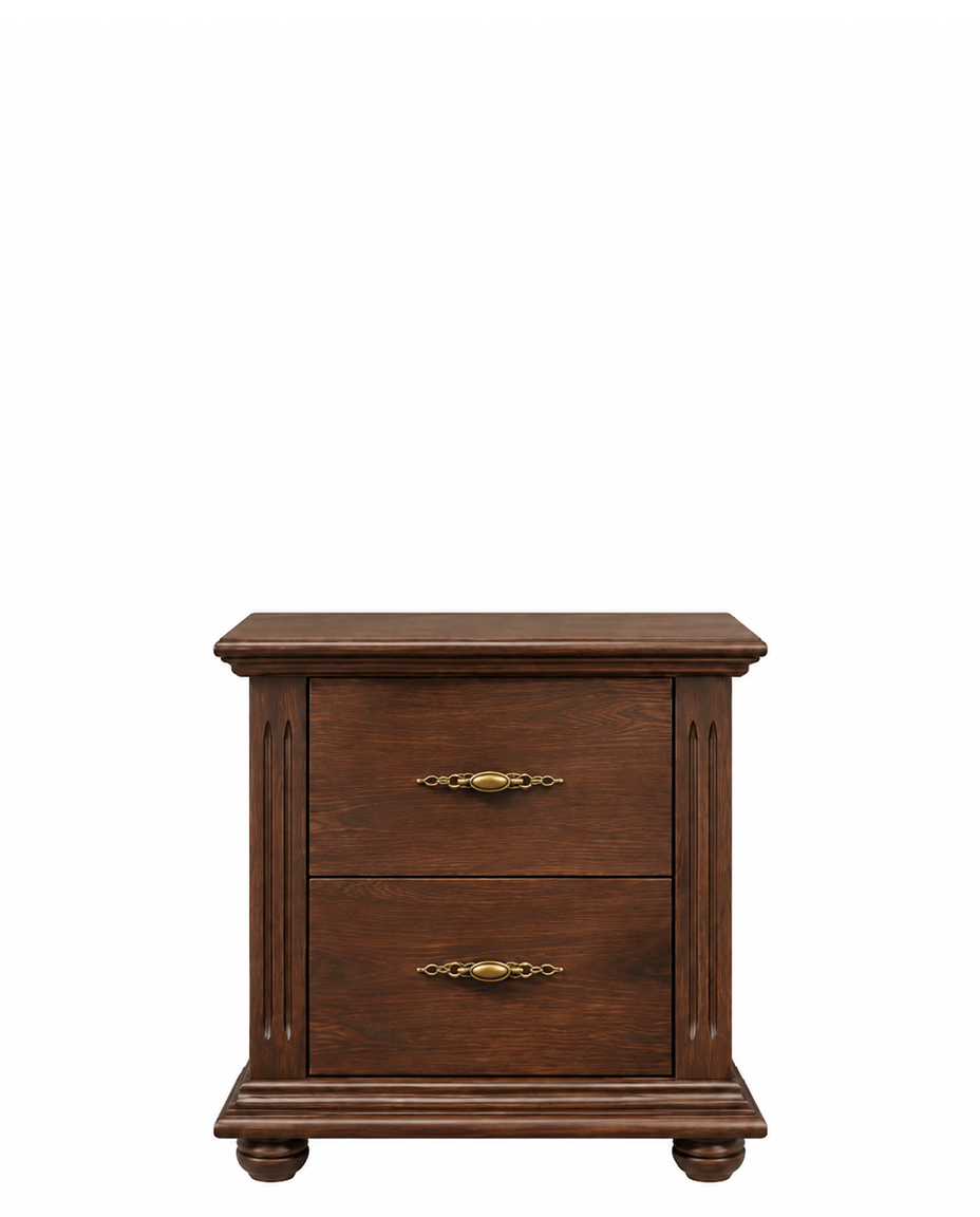 Noptiera Sophia cu 2 sertare, 50x39x51cm