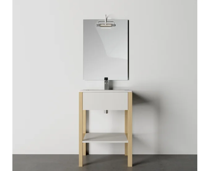 MF GREEN 2 BAZA 590X450X850 PAL MEL. ALB 8685 SM / LEMN BRAD/HDF PERFORAT