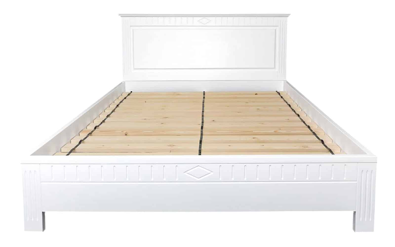 Pat Noblesse alb pentru saltea 1800*2000