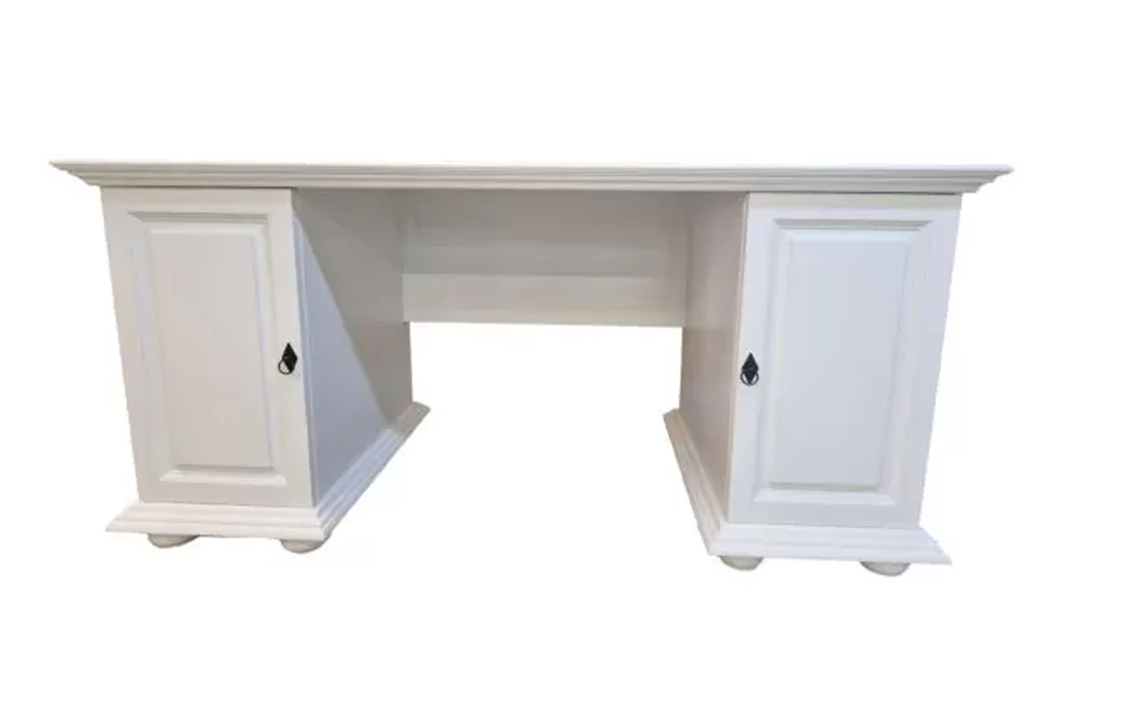 Birou Noblesse alb, 2 usi  1608*672*766